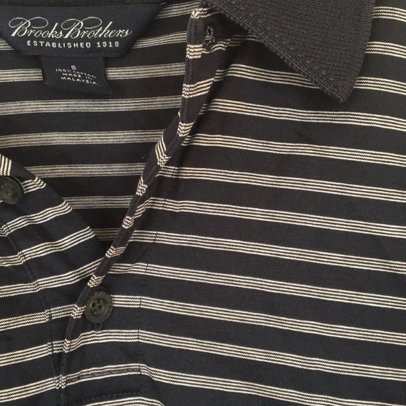 Striped collared (crop) top - Picture 2 of 2